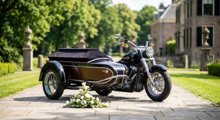 Le side-car funéraire, un dernier hommage personnalisé